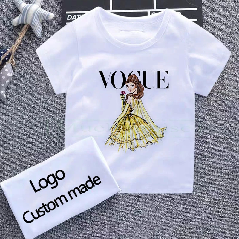 Vogue Girls Short Sleeves 2020 New Children Fashion T-shirts Funny Princess Cotton T Shirt Casual Tee Tops Cute Clothes
Vogue Girls Short Sleeves 2020 New Children Fashion T-shirts Funny Princess Cotton T Shirt Casual Tee Tops Cute Clothes