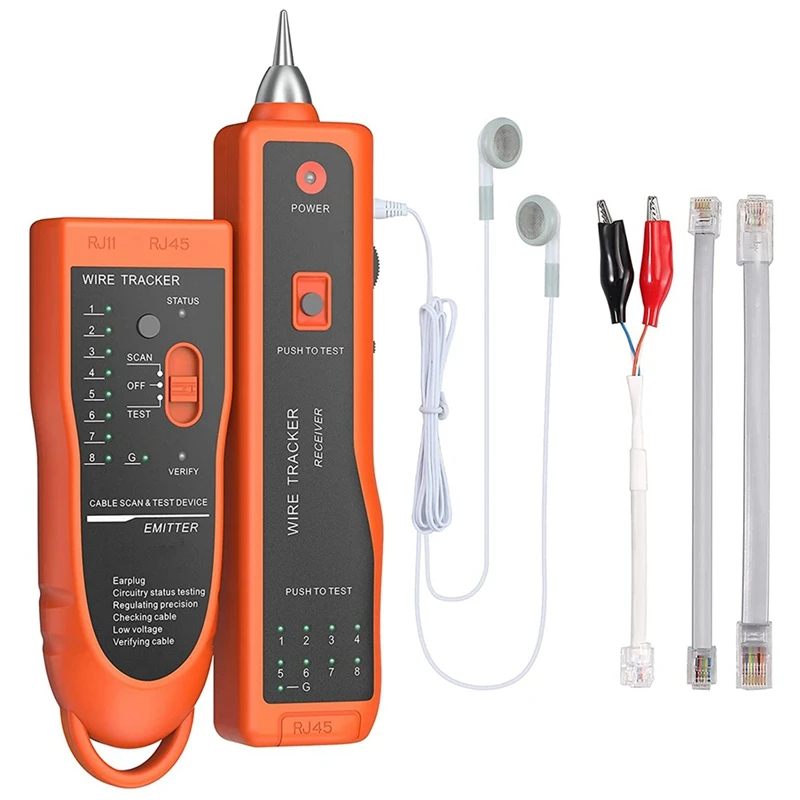 Network Tester XQ 350 Handheld Cable Tracer with Earphone High Sensitive Telephone Cable Tester Wire Tracker
Network Tester XQ 350 Handheld Cable Tracer with Earphone High Sensitive Telephone Cable Tester Wire Tracker