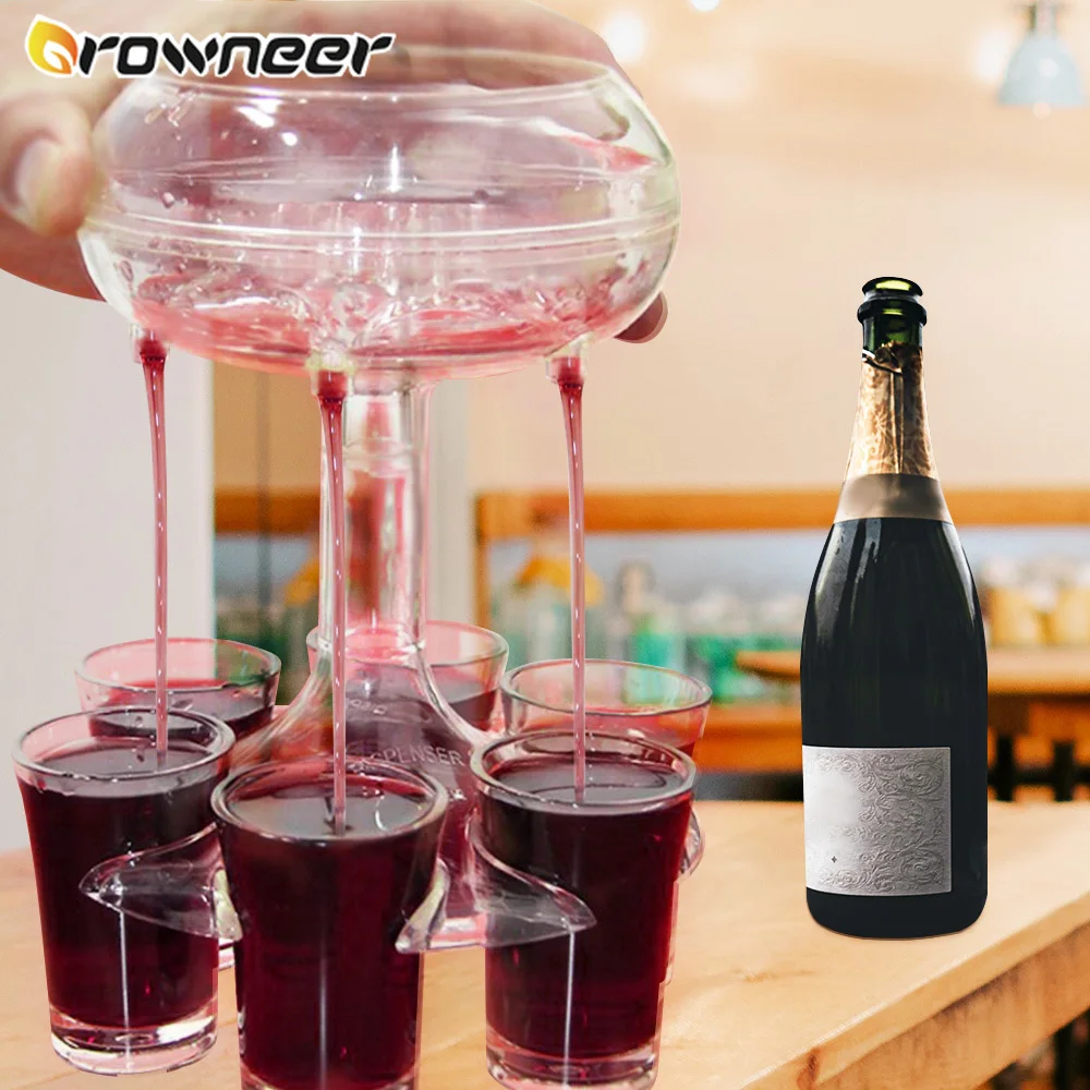 6 Shot Wine Dispenser Holder Wine Carrier Food Grade PMMA Material Kraft Paper Box Packing Breakage-proof Party Artifact
6 Shot Wine Dispenser Holder Wine Carrier Food Grade PMMA Material Kraft Paper Box Packing Breakage-proof Party Artifact