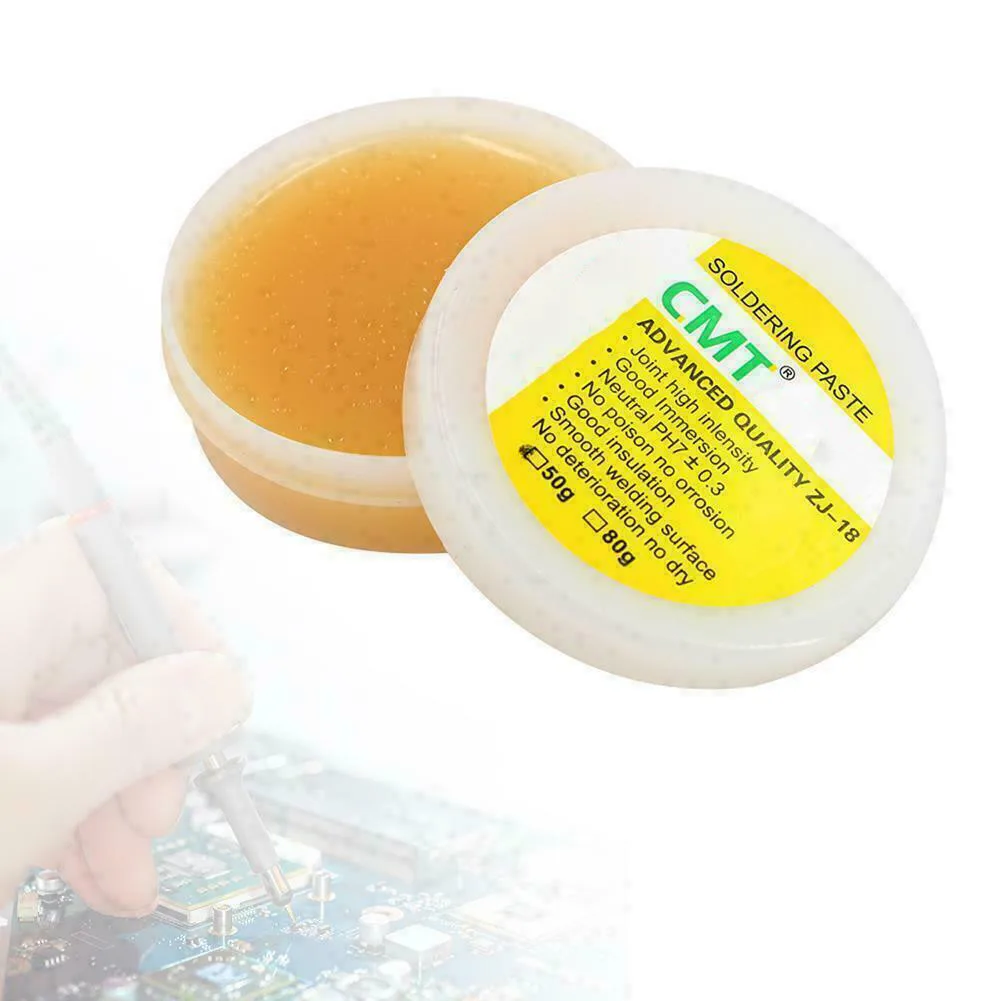 50g Rosin Soldering Flux Paste 280℃ Solder Welding Grease Cream For Phone PCB Board Electronic Chip-level Brand New
50g Rosin Soldering Flux Paste 280℃ Solder Welding Grease Cream For Phone PCB Board Electronic Chip-level Brand New