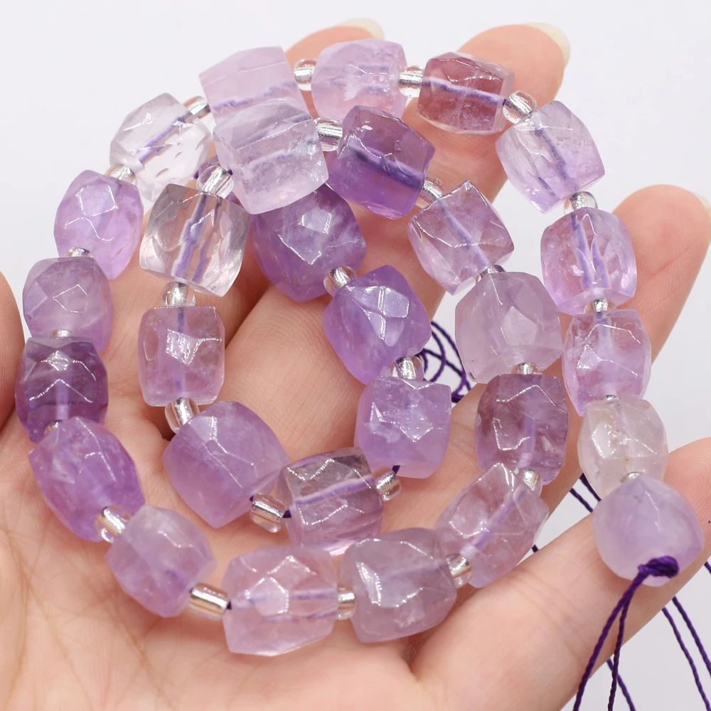 Natural Stone Amethyst Beaded Stylish Rectangular Temperament Beads for Jewelry Making Charm DIY Bracelet Accessories 10-11mm
Natural Stone Amethyst Beaded Stylish Rectangular Temperament Beads for Jewelry Making Charm DIY Bracelet Accessories 10-11mm