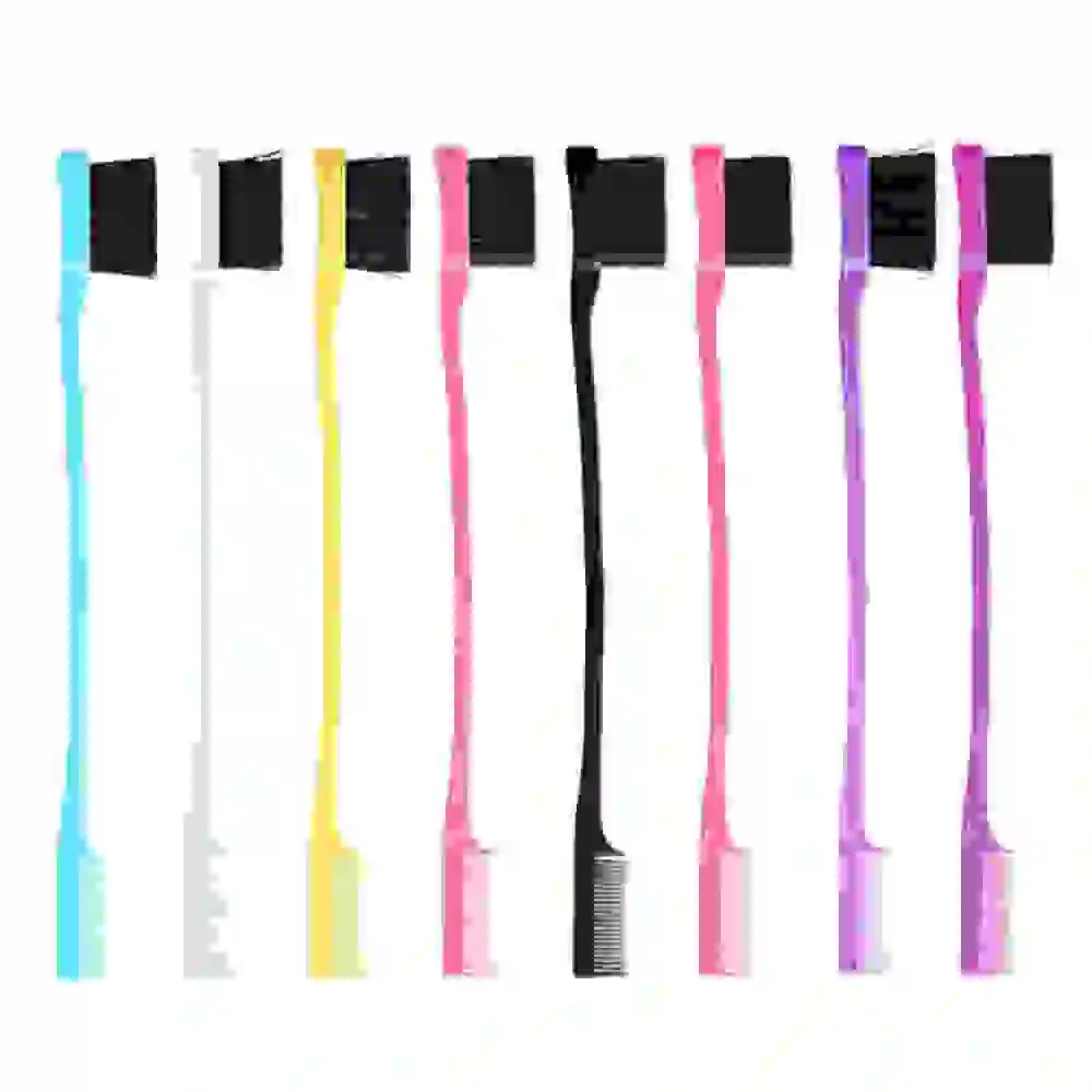 1pc Beauty Double Side Edge Control Hair Comb Hair Brush Eyebrow Brush Hair Styling Salon Hair Accessories Various Colors
1pc Beauty Double Side Edge Control Hair Comb Hair Brush Eyebrow Brush Hair Styling Salon Hair Accessories Various Colors