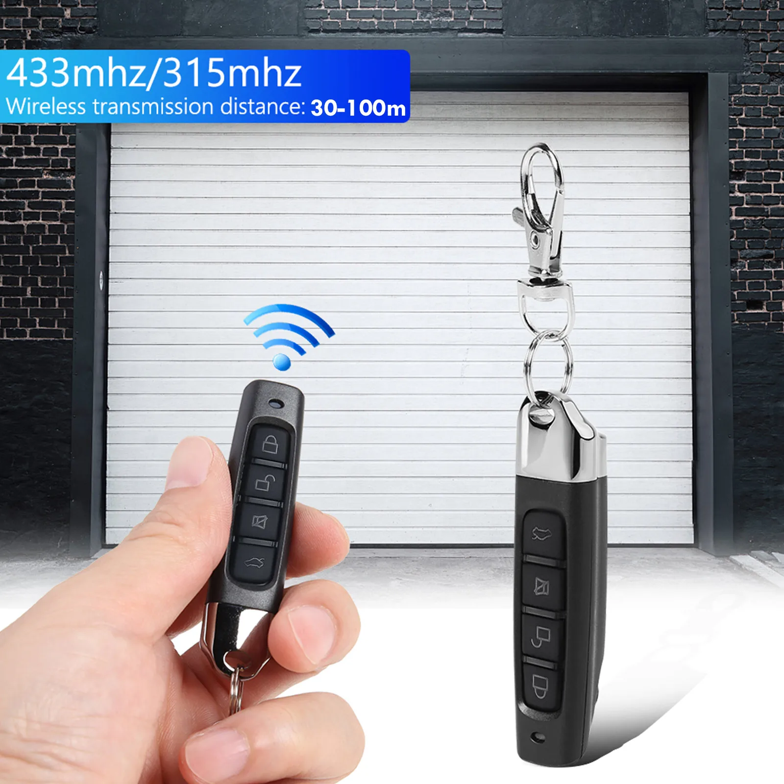 315MHz 433MHZ Garage Door Remote Control Duplicator Electric Universal Cloning Remotes Anti-theft Lock/ABCD Remote Control
315MHz 433MHZ Garage Door Remote Control Duplicator Electric Universal Cloning Remotes Anti-theft Lock/ABCD Remote Control
