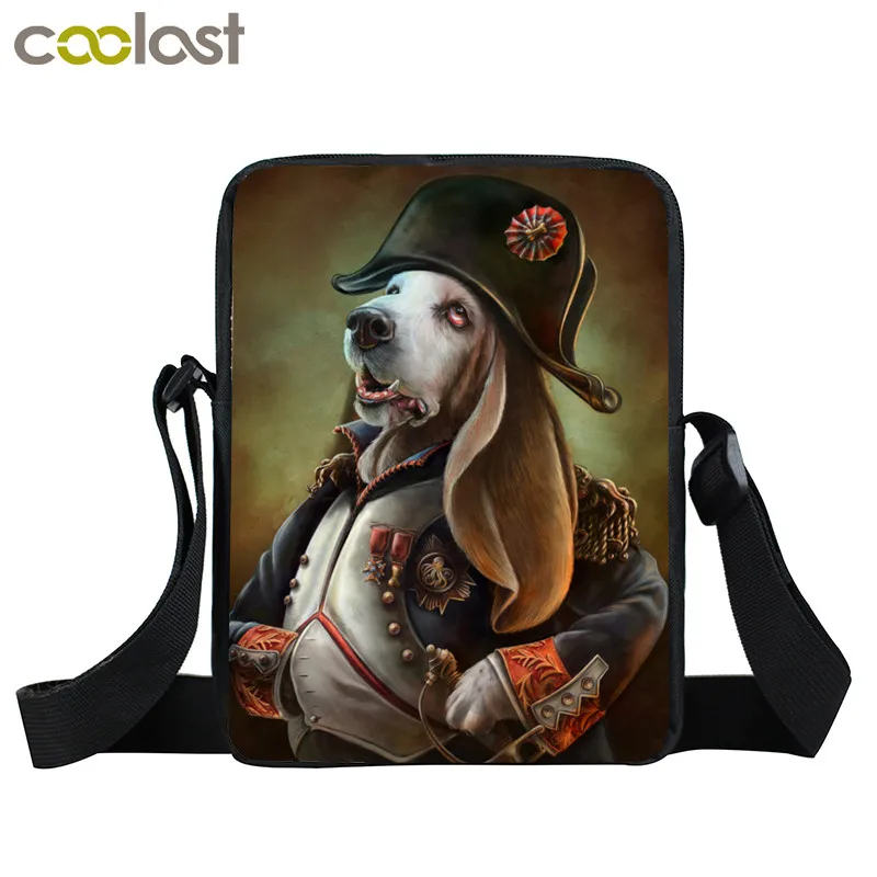 Steampunk Animal Messenger Bag Women Handbag Punk Shoulder Rottweiler Dog Ladies Cross Bags for Travel Girl Bookbag | Багаж и сумки