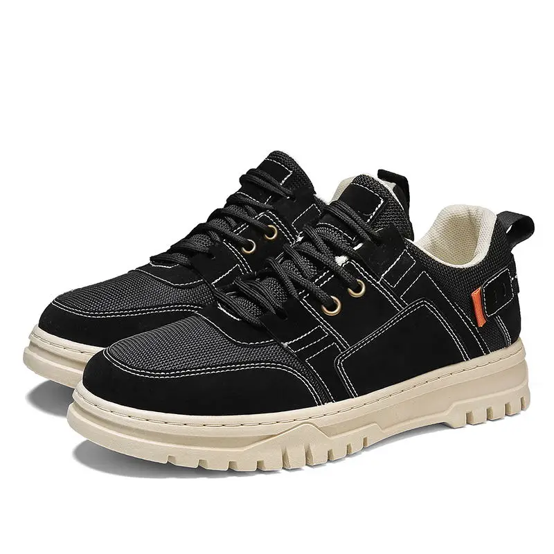 Mens Popular Casual Black Leather Classic Climbing Footwear Spring Mesh Sneakers Outdoor Jogging Work Shoes
Mens Popular Casual Black Leather Classic Climbing Footwear Spring Mesh Sneakers Outdoor Jogging Work Shoes
