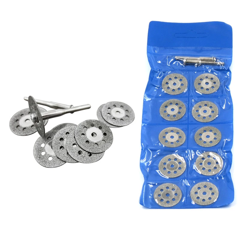New Hot Sale 10Pcs 22mm Mini Sharp Diamond Cut Off Rotary Tool Cutting Disc Disks DIY Tools Accessories for Dremel with 2Pcs Rod
New Hot Sale 10Pcs 22mm Mini Sharp Diamond Cut Off Rotary Tool Cutting Disc Disks DIY Tools Accessories for Dremel with 2Pcs Rod
