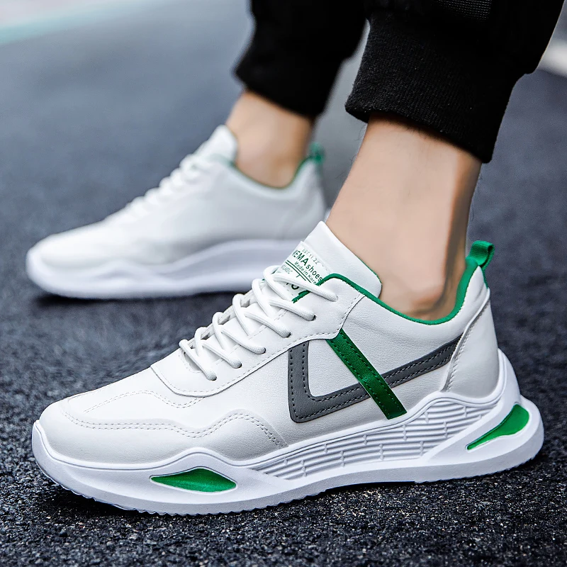 High Quality Men's Sneakers Leather Casual Shoes Man Summer Autumn 2021 New Gym Flat Sports Shoe Male
High Quality Men's Sneakers Leather Casual Shoes Man Summer Autumn 2021 New Gym Flat Sports Shoe Male