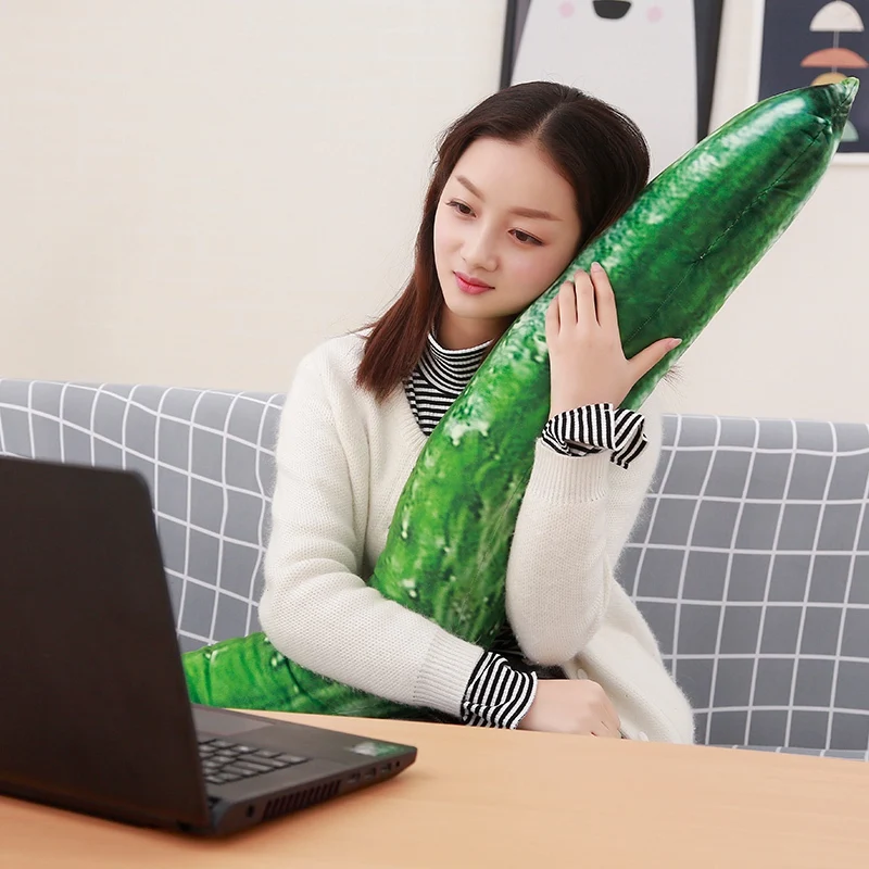 1pc 70/110cm Huge Simulation Cucumber Plush Toy Cute Stuffed Fruit Pillow Soft Doll Funny Plushie Kids Children Christmas Gift
1pc 70/110cm Huge Simulation Cucumber Plush Toy Cute Stuffed Fruit Pillow Soft Doll Funny Plushie Kids Children Christmas Gift
