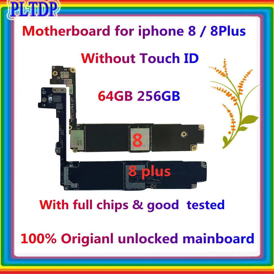 Unlocked original motherboard for iphone 8 plus without touch ID .100% logic board for iphone 8 8 plus mainboard 64gb 256gb
Unlocked original motherboard for iphone 8 plus without touch ID .100% logic board for iphone 8 8 plus mainboard 64gb 256gb