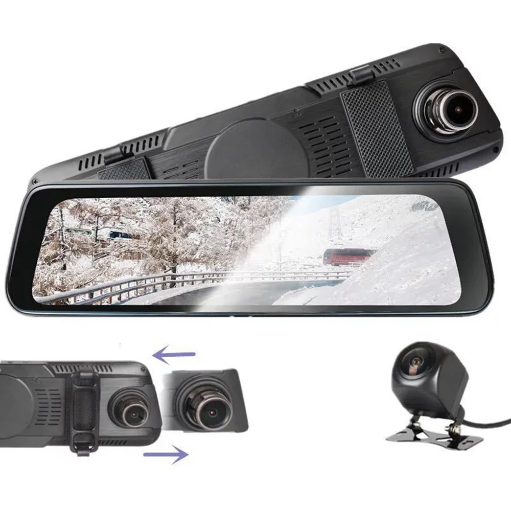 10inch IPS Screen Car Mirror Dash Camera Dash Cam Dual Lens Car Camera Full Hd Drive Recorder Stream RearView Mirror
10inch IPS Screen Car Mirror Dash Camera Dash Cam Dual Lens Car Camera Full Hd Drive Recorder Stream RearView Mirror