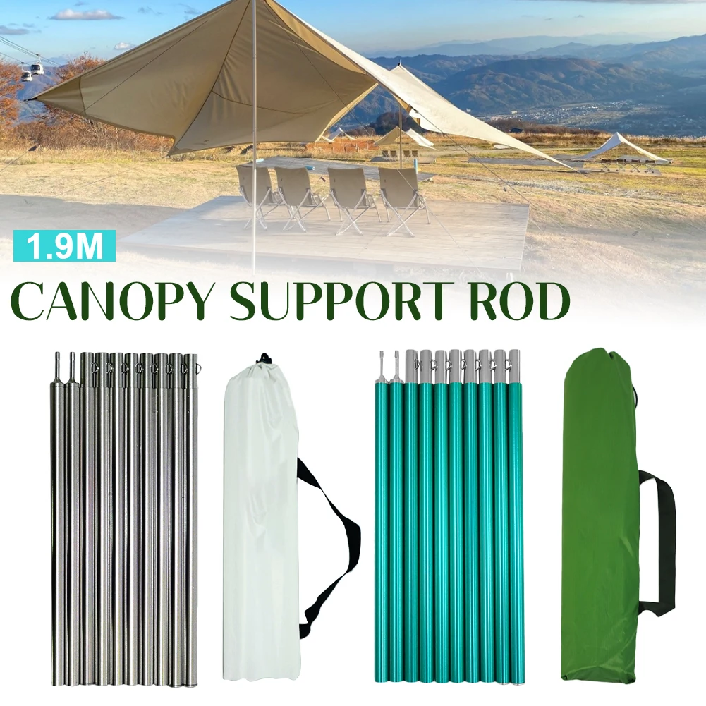 10x Tent Awning Pole Lightweight Camping Beach Picnic Sunshade Poles Portable Later Stand Holder Camping Accessories
10x Tent Awning Pole Lightweight Camping Beach Picnic Sunshade Poles Portable Later Stand Holder Camping Accessories