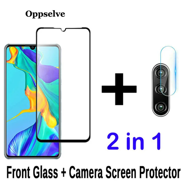2 в 1 защита экрана полное Защитное стекло для Huawei P30 P20 Lite Pro Mate 20 30 P умное Переднее +