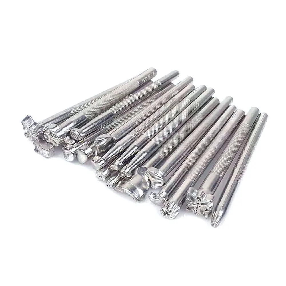 20 Style Metal Leather Carving Printing Tool DIY Manual Leather Craft Stamps Art Pattern Leather Stamping Printing Tools
20 Style Metal Leather Carving Printing Tool DIY Manual Leather Craft Stamps Art Pattern Leather Stamping Printing Tools