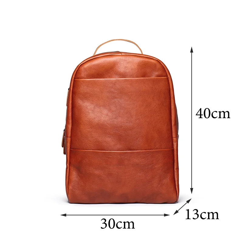 AETOO Vintage fashion men's double shoulder bag, handmade leather computer bag, student backpack.
AETOO Vintage fashion men's double shoulder bag, handmade leather computer bag, student backpack.