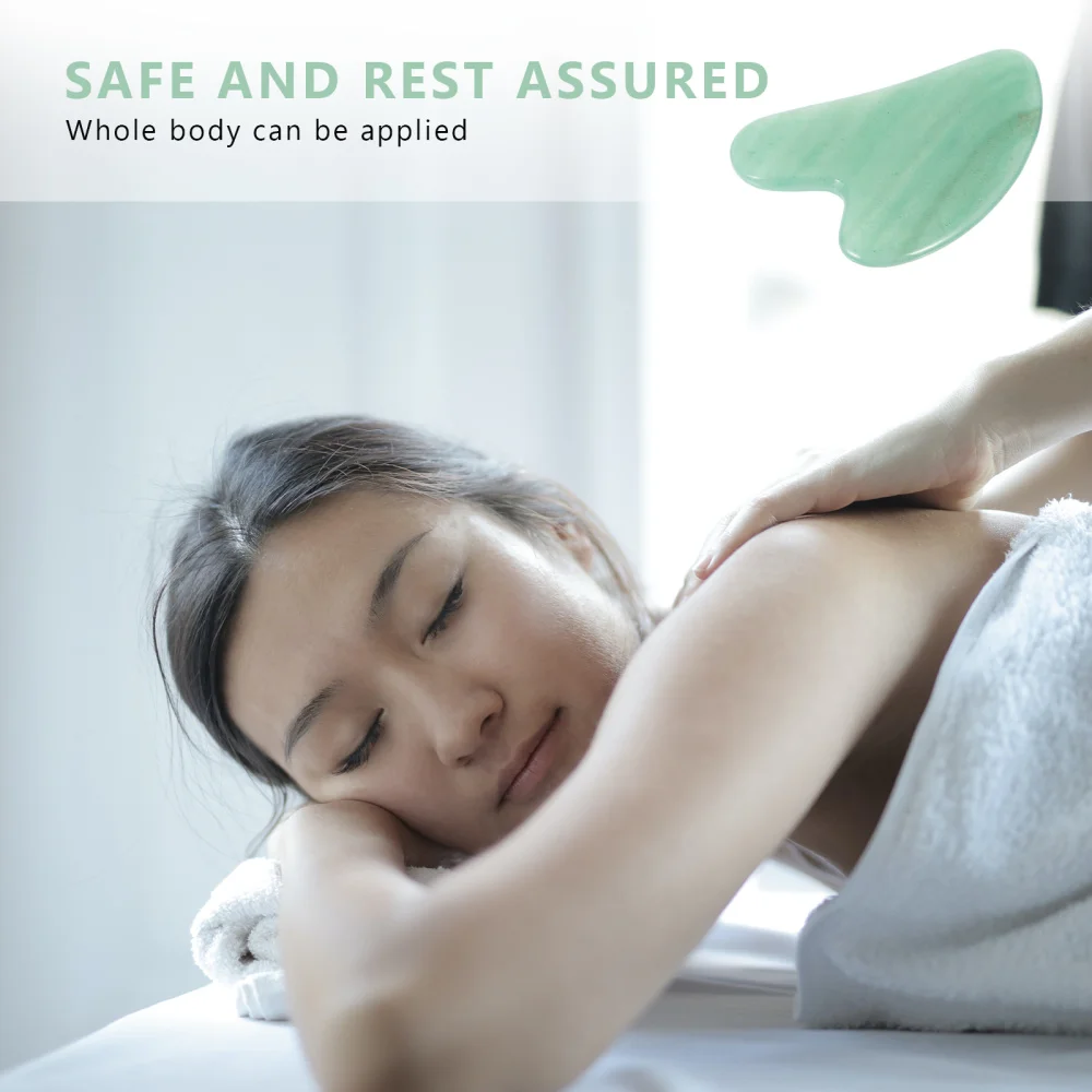 Tool Scraping Board Acupuncture Therapy Crystal Jade Stone 
Tool Scraping Board Acupuncture Therapy Crystal Jade Stone
