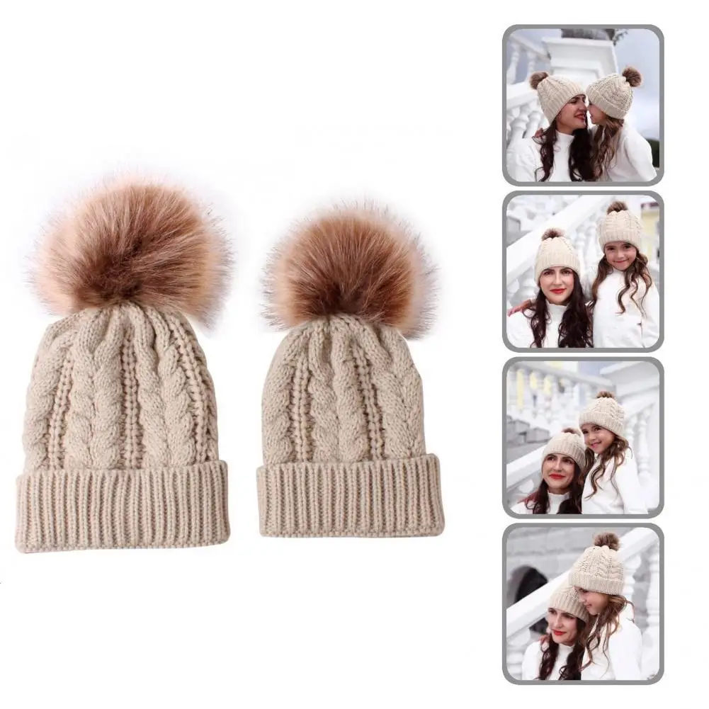 Parent-Child Crochet Hat Riding Cold Weather Warm Knitted Hat Kit Parent-Child Ski Cap Useful Parent-Child Hat
Parent-Child Crochet Hat Riding Cold Weather Warm Knitted Hat Kit Parent-Child Ski Cap Useful Parent-Child Hat