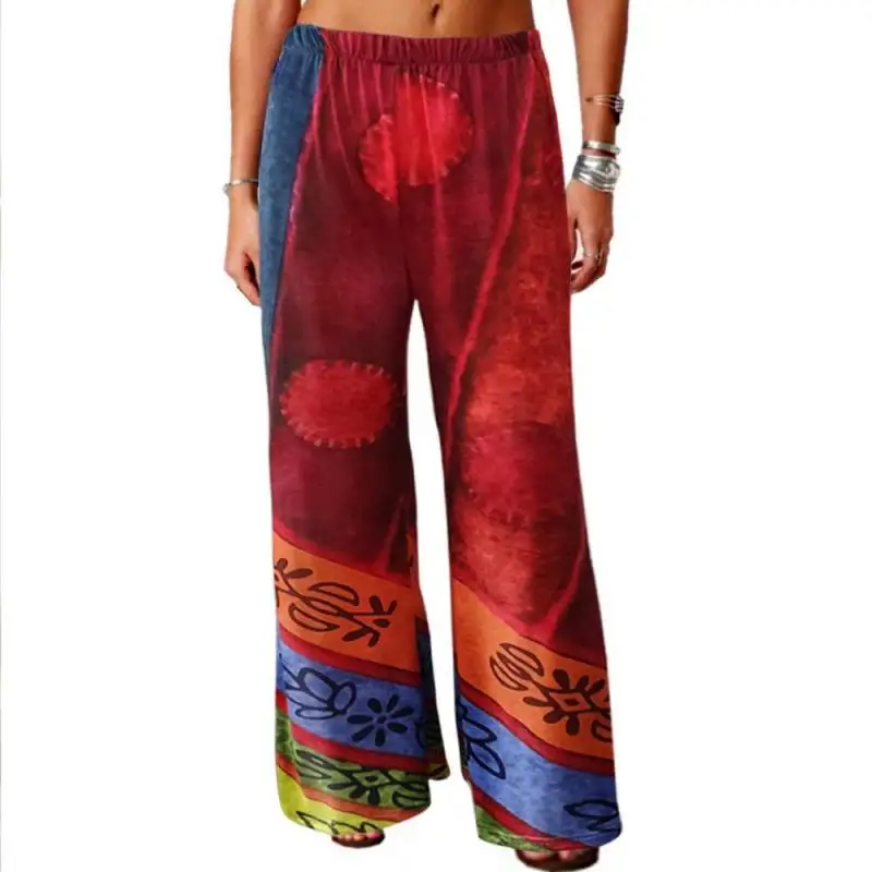 New Womens Pants Autumn Winter Bohemia Bottoms Wide Leg Boot Cut Floral Print Flared Pants Loose Female Casual Trousers Plus 5XL
New Womens Pants Autumn Winter Bohemia Bottoms Wide Leg Boot Cut Floral Print Flared Pants Loose Female Casual Trousers Plus 5XL