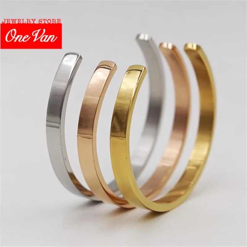 2020 new simple C-type lovers Bracelet men's and women's bracelet rose gold titanium steel jewelry 
2020 new simple C-type lovers Bracelet men's and women's bracelet rose gold titanium steel jewelry