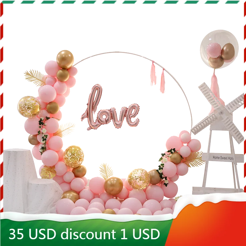 Wedding Round Stand Props Circular Hoop Wrought Iron Arch Party Home Birthday Background Decoration Metal Flower Balloon Frame
Wedding Round Stand Props Circular Hoop Wrought Iron Arch Party Home Birthday Background Decoration Metal Flower Balloon Frame