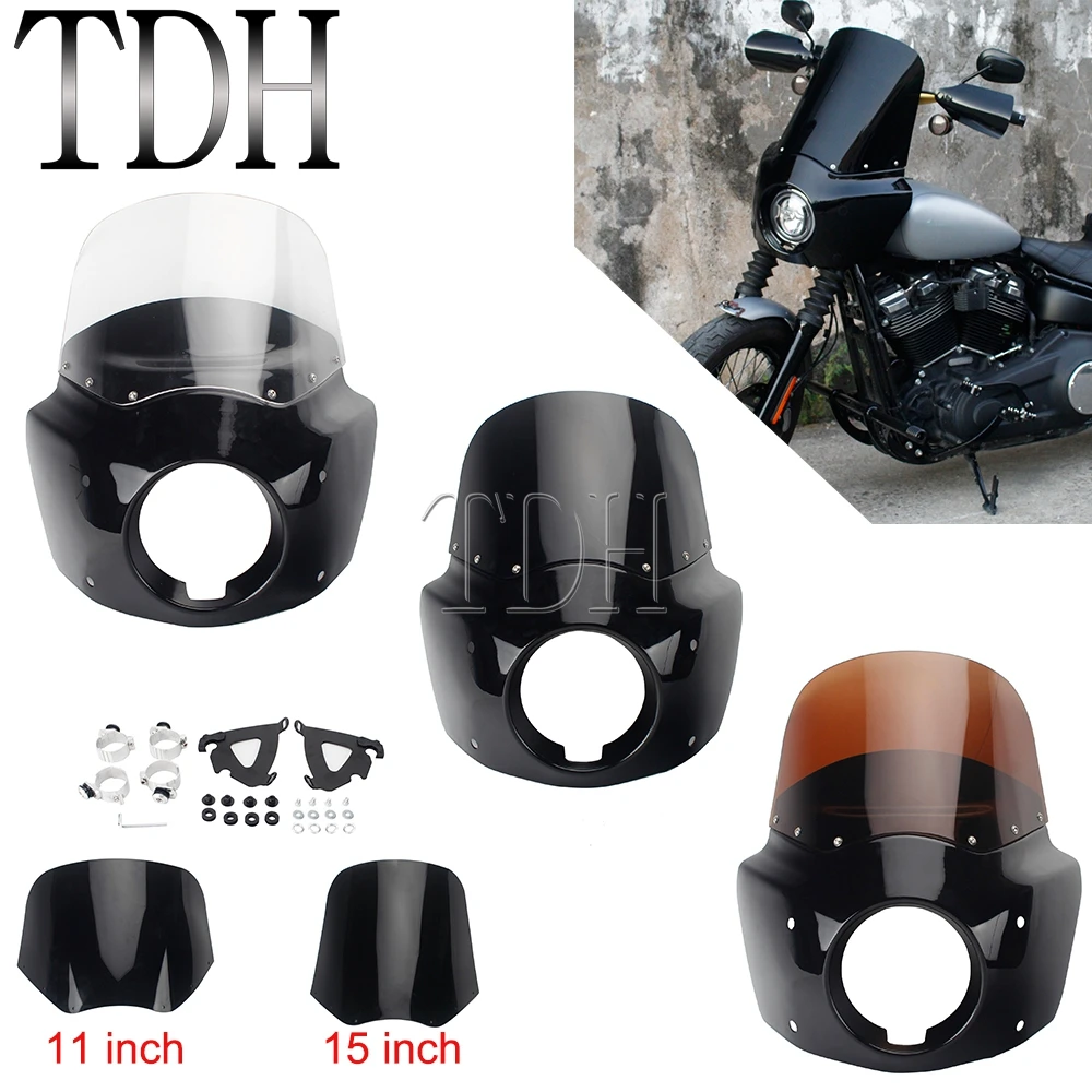 Motorcycle Headlight Handlebar Fairing Windshield Screen w/ Accessories for Harley Dyna Wide Glide FXDWG EFI FXDWGI 2006-2017
Motorcycle Headlight Handlebar Fairing Windshield Screen w/ Accessories for Harley Dyna Wide Glide FXDWG EFI FXDWGI 2006-2017