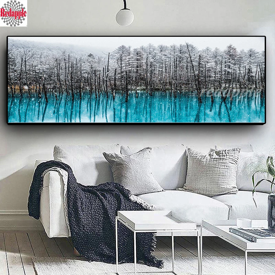 large Snow Forest tree lake diamond Painting cross stitch mosaic Abstract painting embroidery full square rhinestone home decor
large Snow Forest tree lake diamond Painting cross stitch mosaic Abstract painting embroidery full square rhinestone home decor