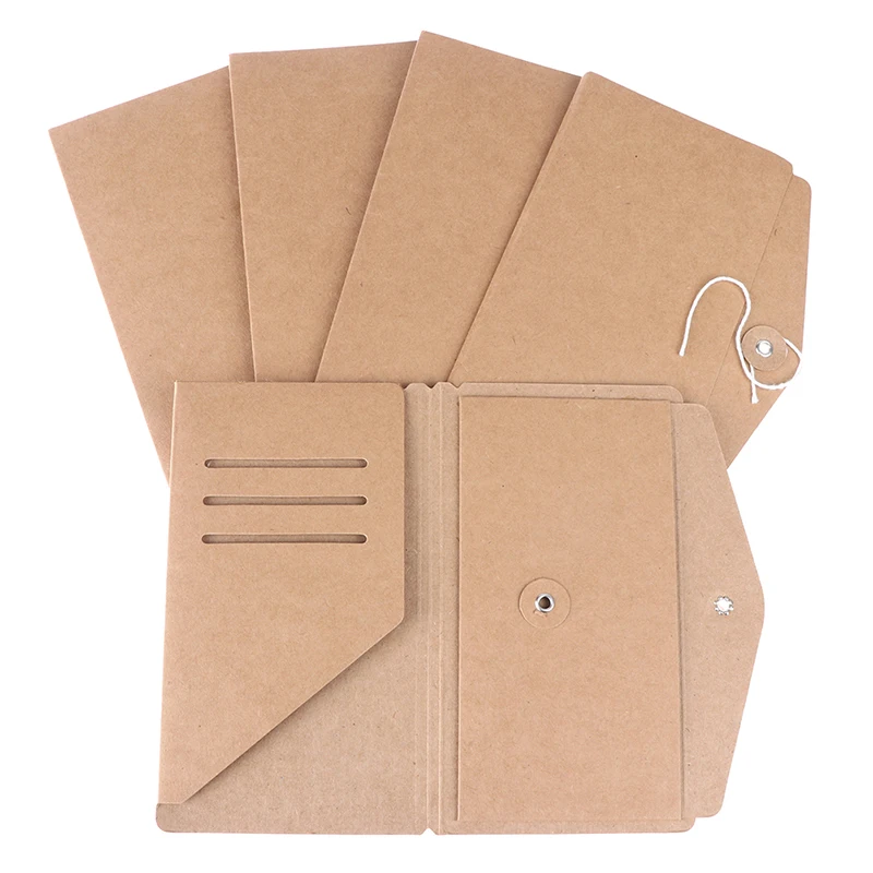 Handmade Kraft Paper File Holder For Travel Notebook Accessory Vintage Retro Card Pocket Storage Standard Pocket Passport
Handmade Kraft Paper File Holder For Travel Notebook Accessory Vintage Retro Card Pocket Storage Standard Pocket Passport