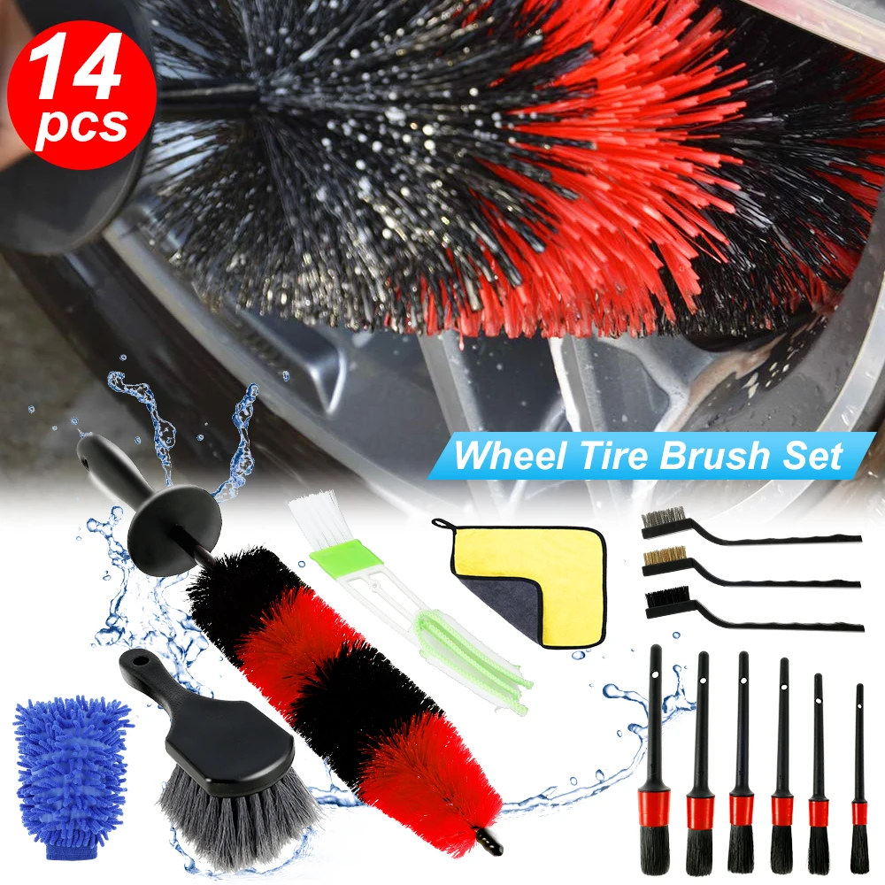 Car Wheel Brush Set Car Detailing Kit Car Detail Brush Automotive Cleaning Auto Care Interior Cleaning Tools
Car Wheel Brush Set Car Detailing Kit Car Detail Brush Automotive Cleaning Auto Care Interior Cleaning Tools