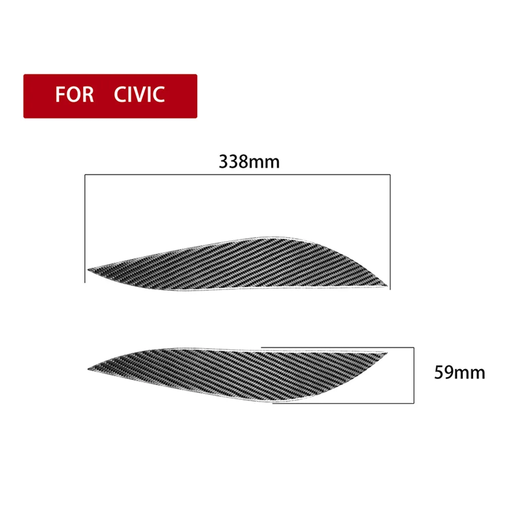 1 Pair Epoxy Carbon Fiber Headlight Eyelids Headlamp Eyebrows Trim Decorative Stickers for Honda Civic 2001-2003 Car Accessories
1 Pair Epoxy Carbon Fiber Headlight Eyelids Headlamp Eyebrows Trim Decorative Stickers for Honda Civic 2001-2003 Car Accessories