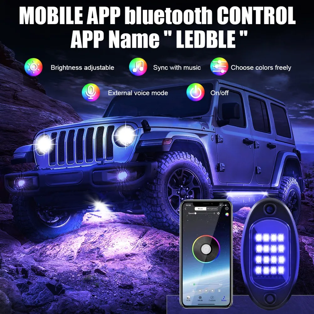 RGB LED Automatic Adjustment Light, Car Interior Light Music, Atmosphere Light For Auto Car Party Atmosphere
RGB LED Automatic Adjustment Light, Car Interior Light Music, Atmosphere Light For Auto Car Party Atmosphere
