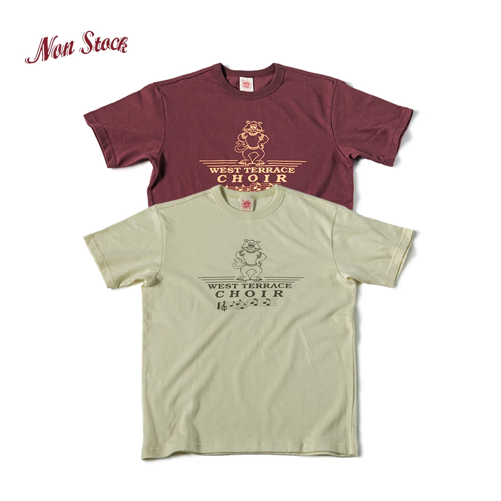Non Stock Vintage Men's Terrace Choir Print Short Sleeve T-Shirt Summer 255 GSM Heavyweight Cotton Casual Tee
Non Stock Vintage Men's Terrace Choir Print Short Sleeve T-Shirt Summer 255 GSM Heavyweight Cotton Casual Tee