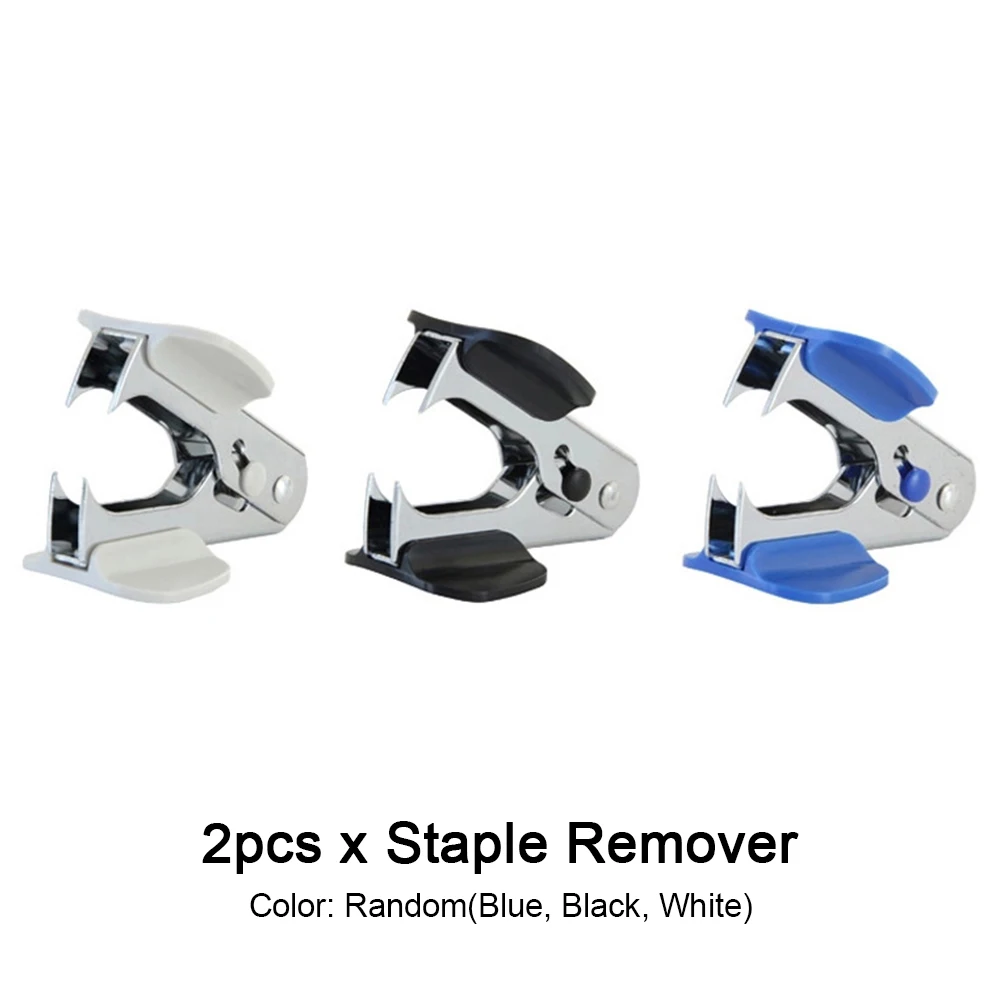 2pcs Staple Remover Binding Tool School Office Steel Jaw Lightweight Stationery Home Non Slip Random Color Nail Puller Durable
2pcs Staple Remover Binding Tool School Office Steel Jaw Lightweight Stationery Home Non Slip Random Color Nail Puller Durable