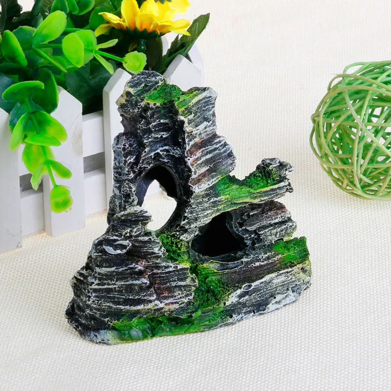 Resin Home Aquarium Rock Cave Fish Tank Decorations Ornament Mountain Hiding Cave aquarium accessories
Resin Home Aquarium Rock Cave Fish Tank Decorations Ornament Mountain Hiding Cave aquarium accessories
