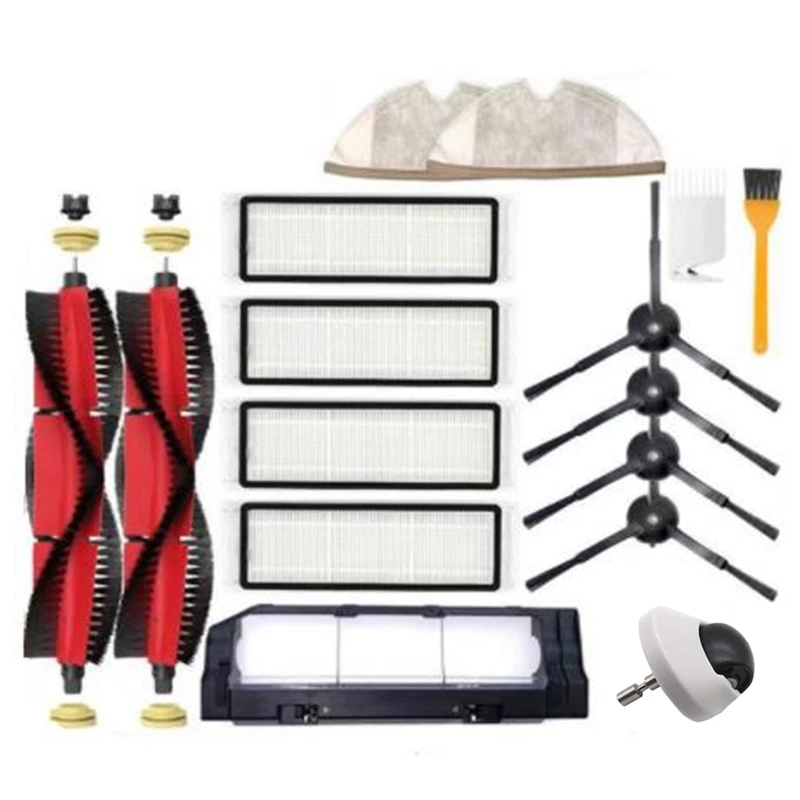 HOT!-Main Brush Side Brush Filter Mop Cloth Replacement for Xiaomi Roborock S6 S6 Pure S6 MaxV Vacuum Cleaner Parts
HOT!-Main Brush Side Brush Filter Mop Cloth Replacement for Xiaomi Roborock S6 S6 Pure S6 MaxV Vacuum Cleaner Parts