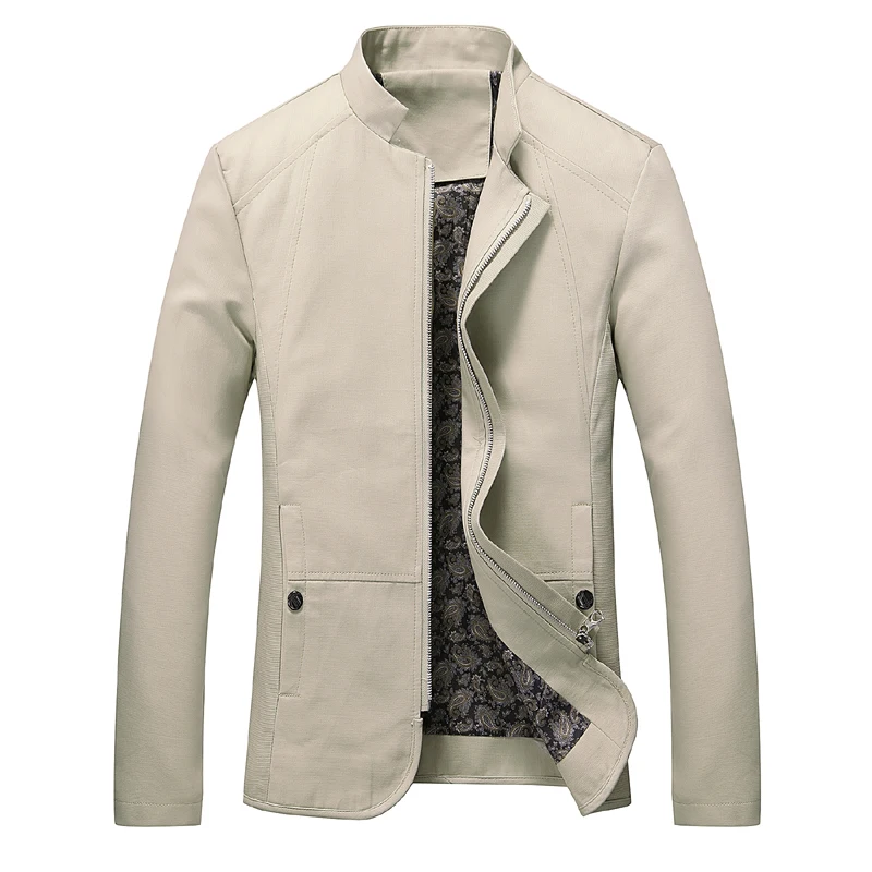 Plus Size 5xl Solid Color Men's Jacket Spring Fall Casual Men's Coat Slim Fit Casaco Masculino Veste Homme Chaqueta Hombre
Plus Size 5xl Solid Color Men's Jacket Spring Fall Casual Men's Coat Slim Fit Casaco Masculino Veste Homme Chaqueta Hombre