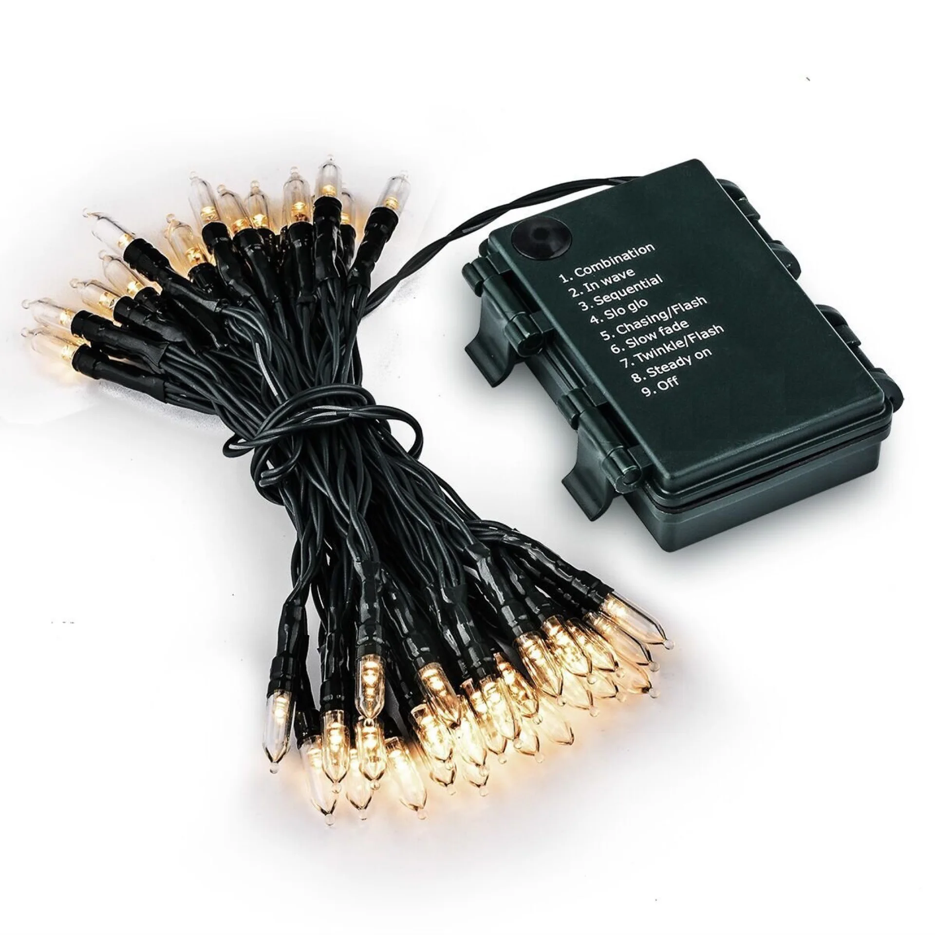 Гисветильник лянда с 50 светодиодами длиной 17 футов, 8 режимов, водонепроницаемая
Гисветильник лянда с 50 светодиодами длиной 17 футов, 8 режимов, водонепроницаемая