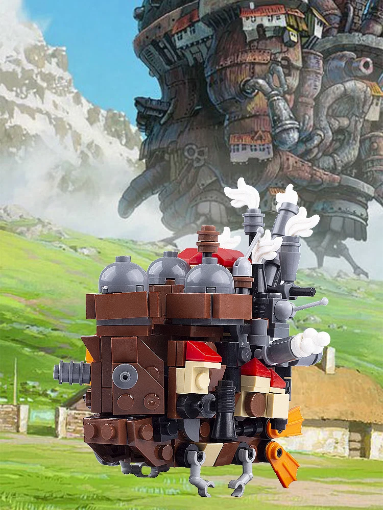 MOC Toys-Howl's Moving Castle Building Block Japan Anime Figures City Friends House Accessories Mini Bricks Toys For Kids
MOC Toys-Howl's Moving Castle Building Block Japan Anime Figures City Friends House Accessories Mini Bricks Toys For Kids