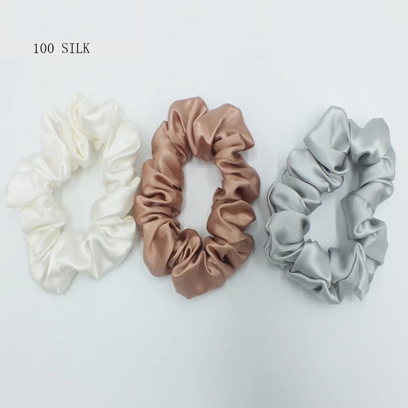 Real Silk Scrunchies Soft 22Momme Mulberry SilK Hair Tie Rope Rings Hair Care Accessories Pure Silk Headwear
Real Silk Scrunchies Soft 22Momme Mulberry SilK Hair Tie Rope Rings Hair Care Accessories Pure Silk Headwear