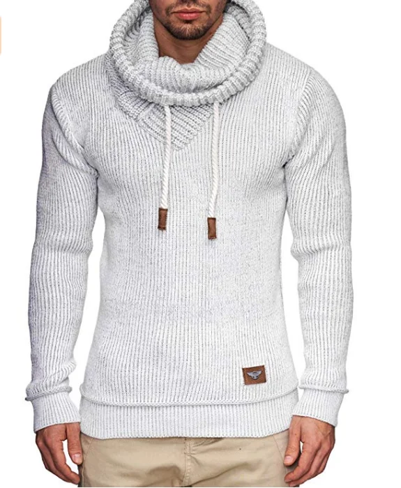 ZOGAA Winter Clothes Men Clothing Vintage Sweater Long Sleeve Hooded Knit Pullover 3 Color Winter Windproof and Warm Pullover
ZOGAA Winter Clothes Men Clothing Vintage Sweater Long Sleeve Hooded Knit Pullover 3 Color Winter Windproof and Warm Pullover