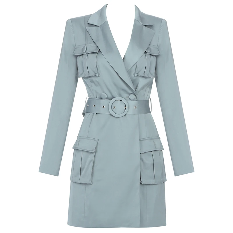 INDRESSME 2019 Autumn New Fashion Women Sexy Vestidos Office Lady V Neck Long Sleeve Button Casual Blazer Mini Dress With Belt
INDRESSME 2019 Autumn New Fashion Women Sexy Vestidos Office Lady V Neck Long Sleeve Button Casual Blazer Mini Dress With Belt