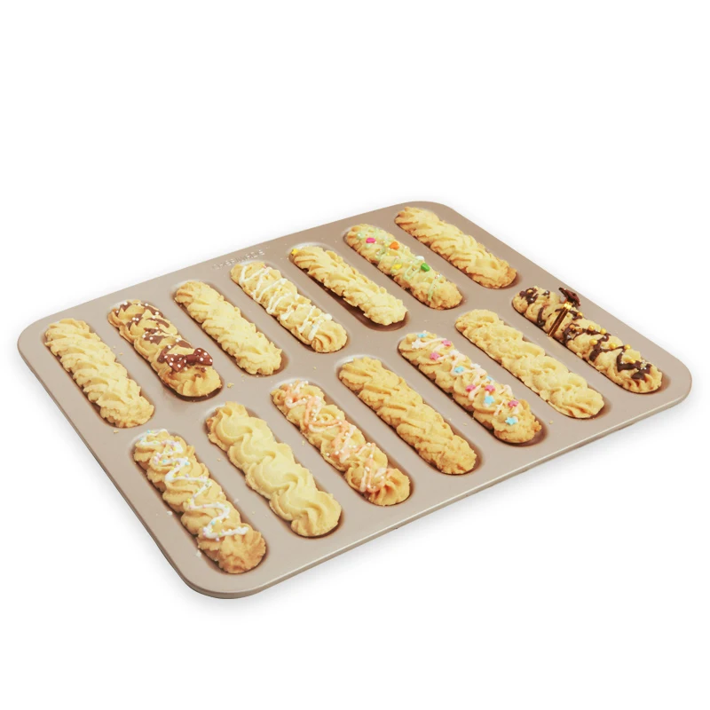 Chefmade Lightning Puff Cake Mold Baking Finger Biscuit Dessert Household Non-stick Oven 14 With baking dishes
Chefmade Lightning Puff Cake Mold Baking Finger Biscuit Dessert Household Non-stick Oven 14 With baking dishes