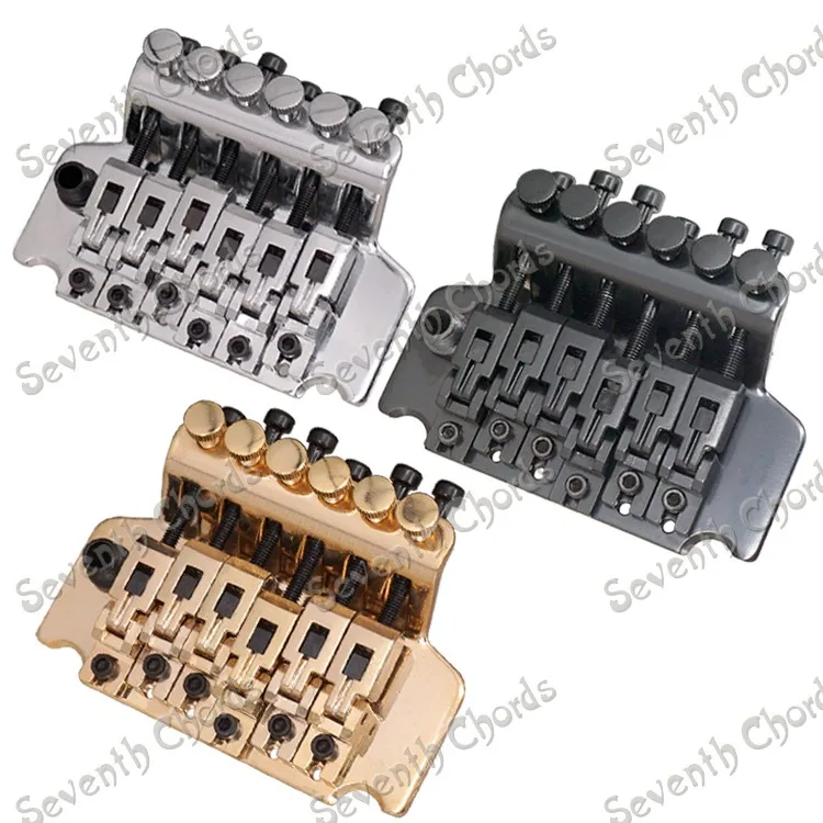 A Set Electric Guitar Tremolo Bridge Double Locking Systyem - Chrome - Black - Gold for choose (SC-WB-BK-OKK26562121)
A Set Electric Guitar Tremolo Bridge Double Locking Systyem - Chrome - Black - Gold for choose (SC-WB-BK-OKK26562121)