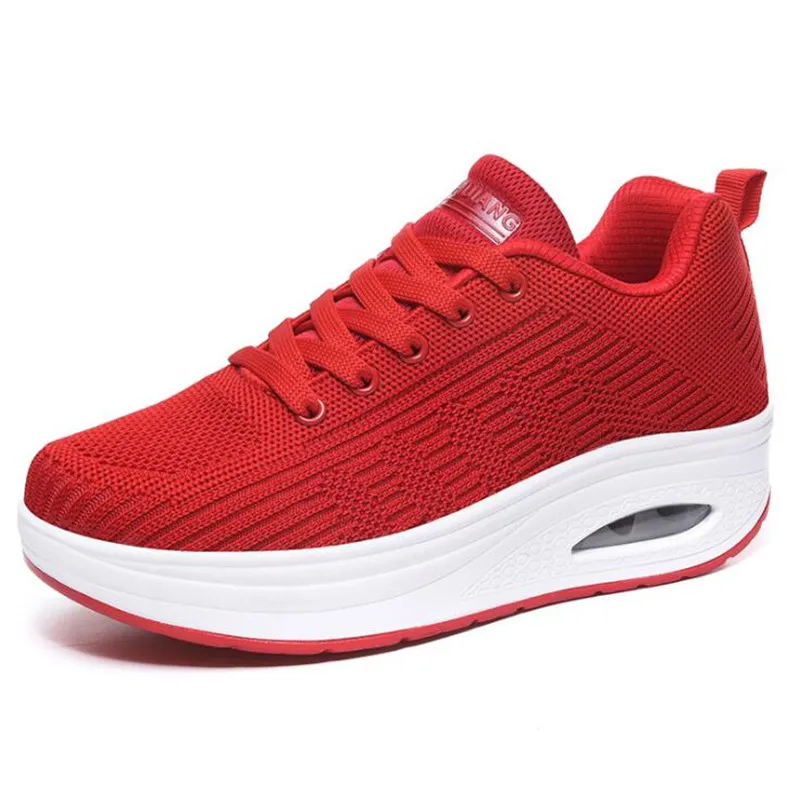 Women Toning Shoes Lace Up White and black Ladies Slimming Flat Platform Swing Wedge Trainer Fitness Walking Jogging Sneaker
Women Toning Shoes Lace Up White and black Ladies Slimming Flat Platform Swing Wedge Trainer Fitness Walking Jogging Sneaker