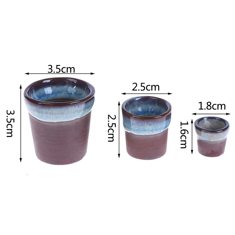 1PC Mini Ceramics Flowerpot Simulation Garden Flower Pot Model Toy For 1/12 Dollhouse Miniature Doll Houses Accessories
1PC Mini Ceramics Flowerpot Simulation Garden Flower Pot Model Toy For 1/12 Dollhouse Miniature Doll Houses Accessories