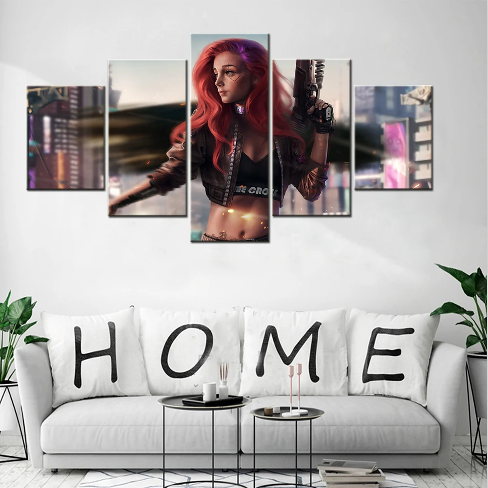 Canvas Painting For Home Decoration Girl Warrior Gunner 5 Set Paintings Modern Wall Pictures Room Decor Teenager Anime Posters
Canvas Painting For Home Decoration Girl Warrior Gunner 5 Set Paintings Modern Wall Pictures Room Decor Teenager Anime Posters