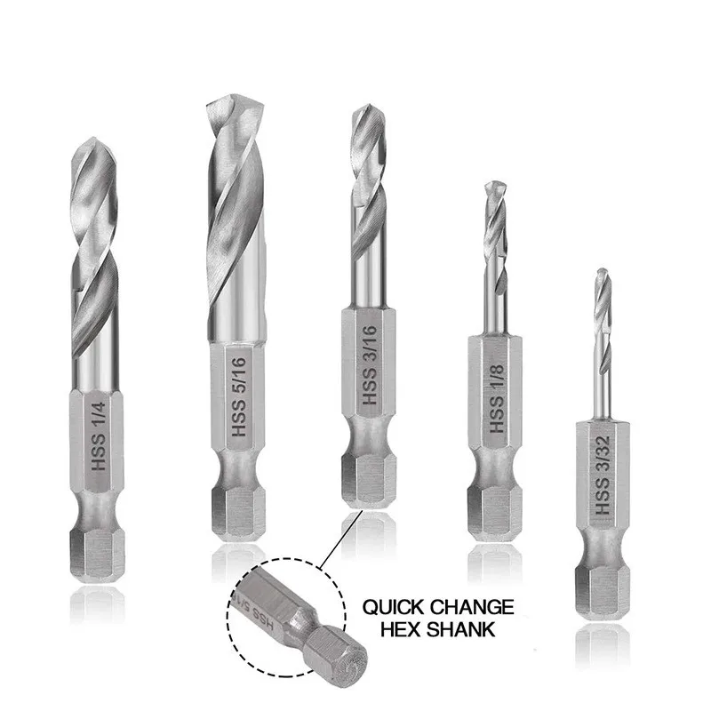 5/16INCH 6542 High Speed Steel Drill Bit Heavy Duty Metal Stubby Drill Stubby Drill 1/4 Hex Shank Drill 3/32INCH
5/16INCH 6542 High Speed Steel Drill Bit Heavy Duty Metal Stubby Drill Stubby Drill 1/4 Hex Shank Drill 3/32INCH