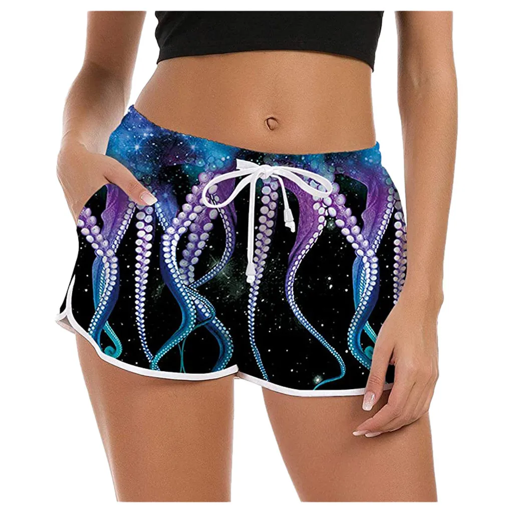 Summer Women Drawstring Board Short Quick Dry Stretch Print Novelty Pattern Swimsuit Swimwear Surfing Beach Shorts Plus Size
Summer Women Drawstring Board Short Quick Dry Stretch Print Novelty Pattern Swimsuit Swimwear Surfing Beach Shorts Plus Size