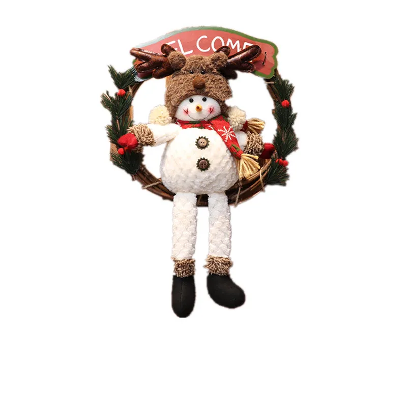 Christmas Decorations Dolls Garlands Small Rattan Rings Pendants, Door Hanging Decorations, Snowmen, Large Garlands
Christmas Decorations Dolls Garlands Small Rattan Rings Pendants, Door Hanging Decorations, Snowmen, Large Garlands