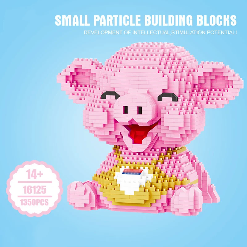 Balody Cute Pig Model Building Block 3D Sitting Position Pig Building-bricks Action Figures Assembly Toy Leisure Education Toys
Balody Cute Pig Model Building Block 3D Sitting Position Pig Building-bricks Action Figures Assembly Toy Leisure Education Toys