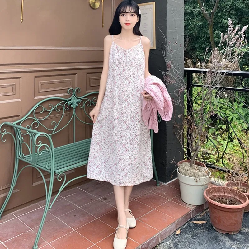 Jlong Summer Sexy Sling Dress Slim Women Boho Flora Female V-Neck Sleeveless Casual Beach Dress
Jlong Summer Sexy Sling Dress Slim Women Boho Flora Female V-Neck Sleeveless Casual Beach Dress