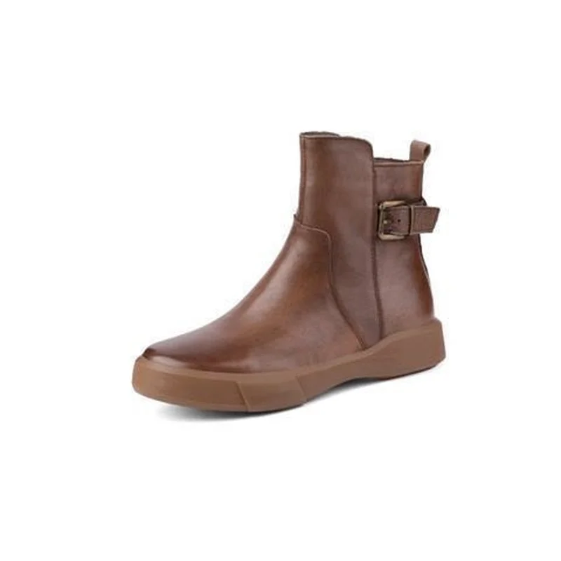 Flat short boots women's winter 2021 Belle new thick-soled Martin boots plus size women's boots mother soft-soled Chelsea
Flat short boots women's winter 2021 Belle new thick-soled Martin boots plus size women's boots mother soft-soled Chelsea